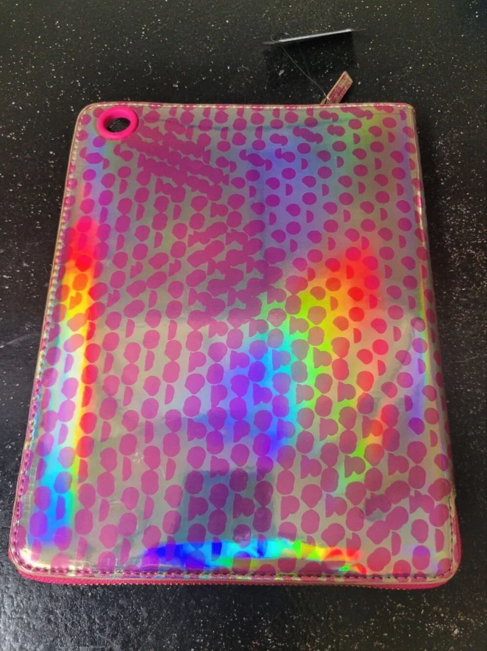 Marc by Marc Jacobs Iridescent Pink Leopard-Print IPad/Tablet Case Retails $138